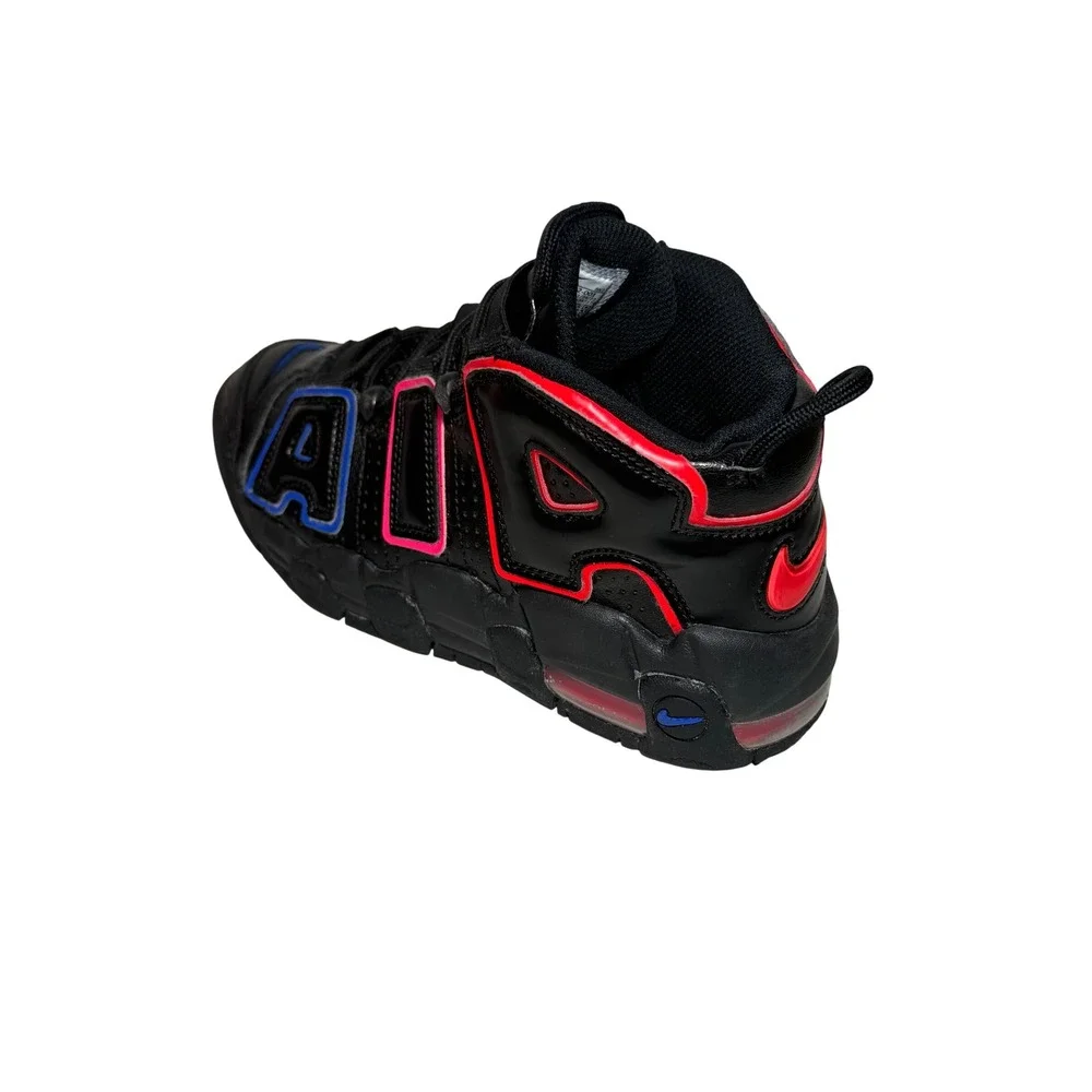 Nike Air More Uptempo‎ TD Black Red Blue GS Youth 4Y FD1012-001